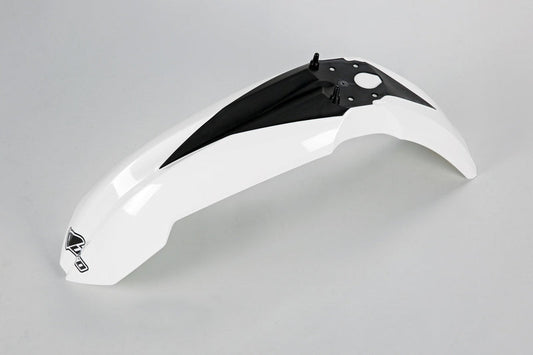 UFO Plast PLASTIC FRONT FENDER, WHT/WHT