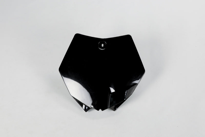 UFO Plast PLASTIC FRONT PLATE, BLK/BLK