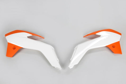 UFO Plast PLASTIC RAD SCOOPS, ORG/WHT