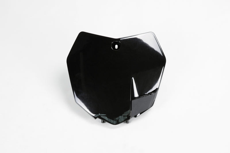 UFO Plast PLASTIC FRONT PLATE, BLK/BLK