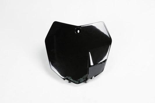 UFO Plast PLASTIC FRONT PLATE, BLK/BLK