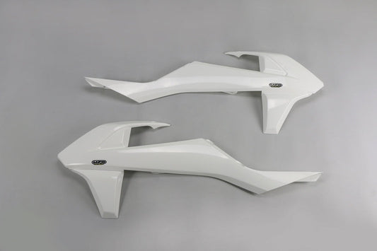 UFO Plast PLASTIC RAD SCOOPS, WHT/WHT