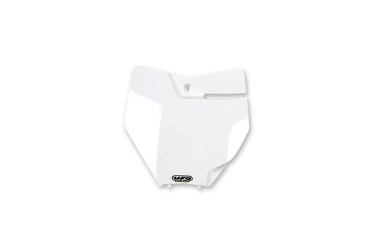 UFO Plast PLASTIC FRONT PLATE, WHT/WHT