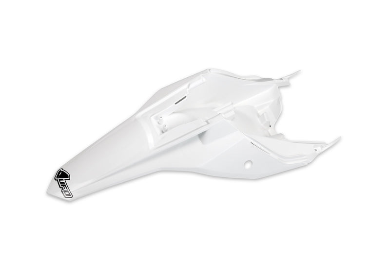 UFO Plast PLASTIC REAR FENDER, WHT/WHT