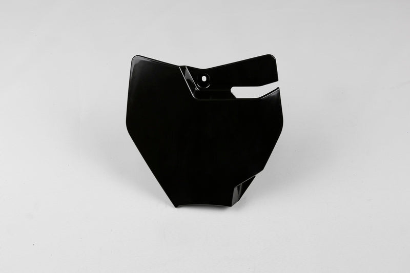 UFO Plast PLASTIC FRONT PLATE, BLK/BLK