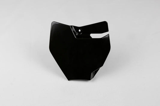 UFO Plast PLASTIC FRONT PLATE, BLK/BLK