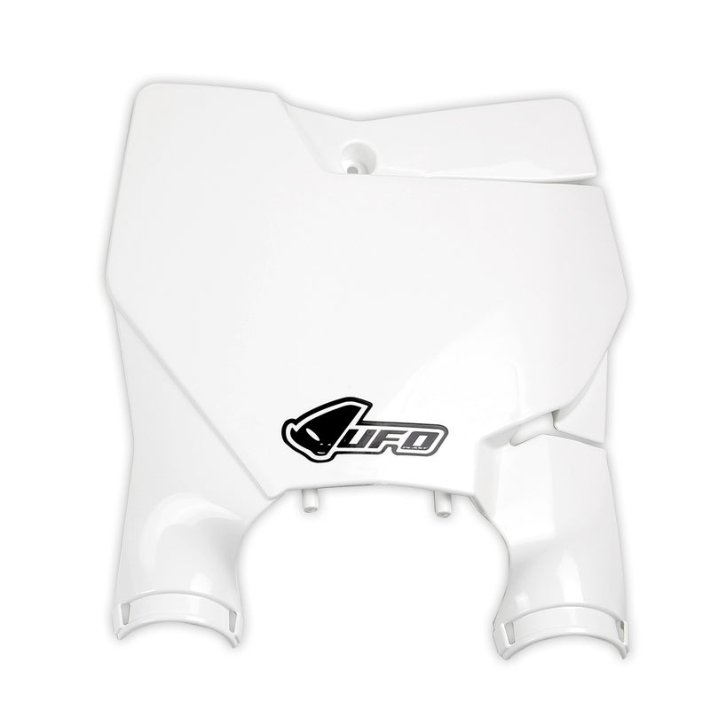 UFO Plast PLASTIC FRONT PLATE, WHT/WHT