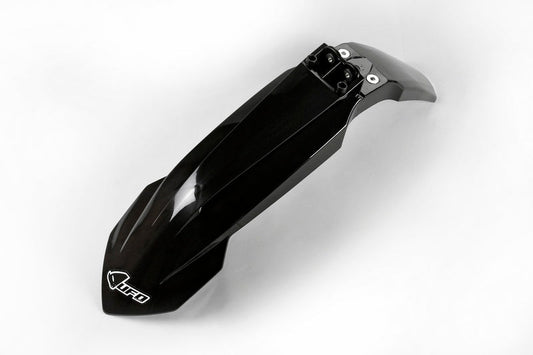 UFO Plast PLASTIC FRONT FENDER, BLK/BLK