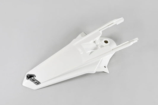 UFO Plast PLASTIC REAR FENDER, WHT/WHT