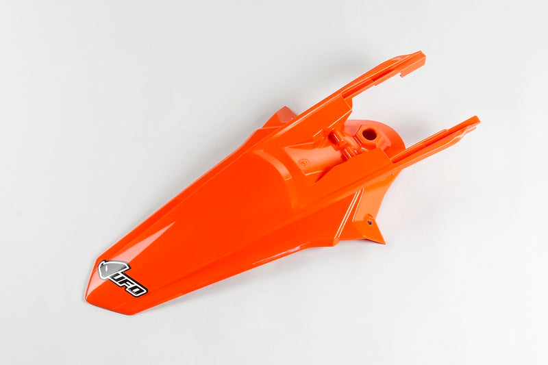 UFO Plast PLASTIC REAR FENDER, ORG/ORG