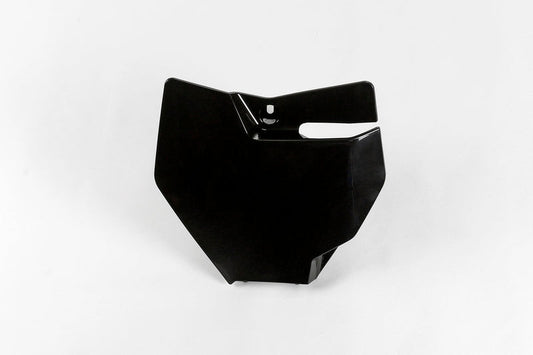 UFO Plast PLASTIC FRONT PLATE, BLK/BLK