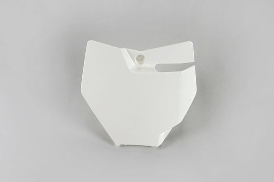 UFO Plast PLASTIC FRONT PLATE, WHT/WHT
