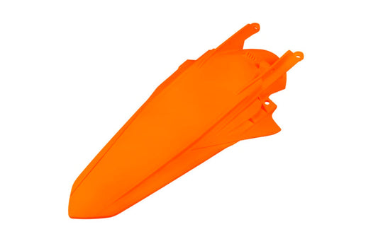 UFO Plast PLASTIC REAR FENDER, ORG/ORG