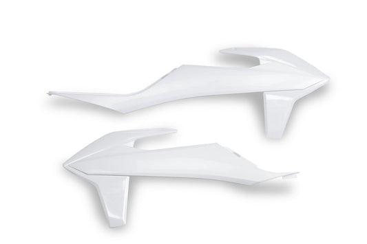 UFO Plast PLASTIC RAD SCOOPS, WHT/WHT