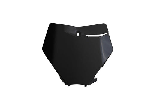 UFO Plast PLASTIC FRONT PLATE, BLK/BLK