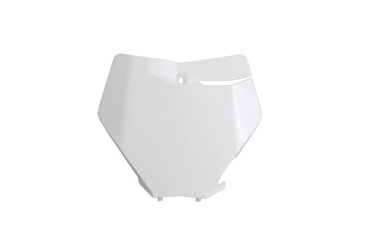 UFO Plast PLASTIC FRONT PLATE, WHT/WHT