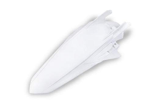 UFO Plast PLASTIC REAR FENDER, WHT/WHT