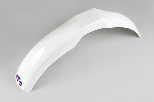 UFO Plast PLASTIC FRONT FENDER, WHT/WHT