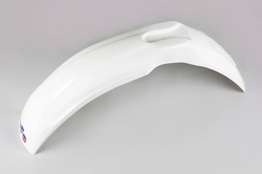 UFO Plast PLASTIC FRONT FENDER, WHT/WHT