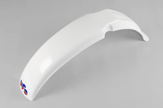 UFO Plast PLASTIC FRONT FENDER, WHT/WHT