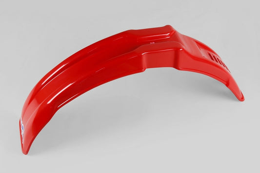 UFO Plast PLASTIC FRONT FENDER, RED/RED