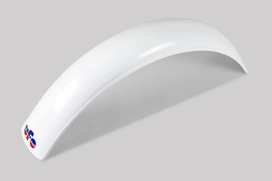 UFO Plast PLASTIC REAR FENDER, WHT/WHT