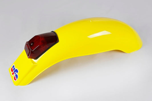 UFO Plast PLASTIC REAR FENDER, YEL/YEL