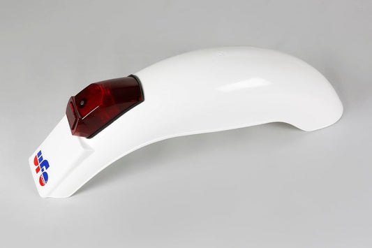 UFO Plast PLASTIC REAR FENDER, WHT/WHT