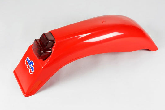 UFO Plast PLASTIC REAR FENDER, RED/RED