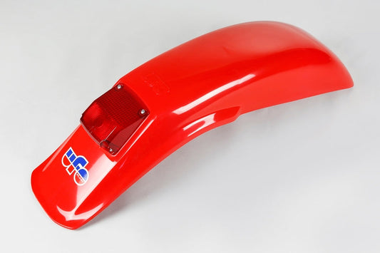 UFO Plast PLASTIC REAR FENDER, RED/RED