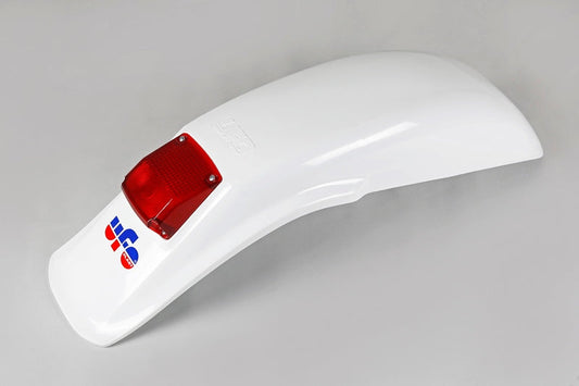 UFO Plast PLASTIC REAR FENDER, WHT/WHT