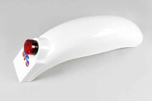 UFO Plast PLASTIC REAR FENDER, WHT/WHT