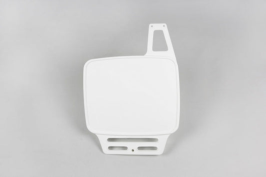 UFO Plast PLASTIC FRONT PLATE, WHT/WHT