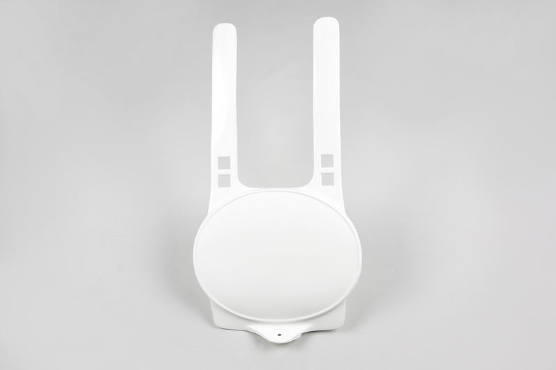 UFO Plast PLASTIC FRONT PLATE, WHT/WHT