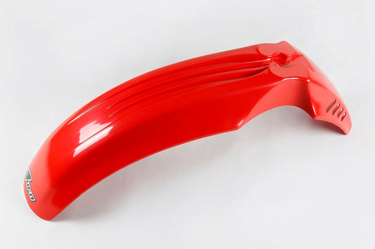 UFO Plast PLASTIC FRONT FENDER, RED/RED