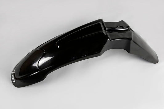 UFO Plast PLASTIC FRONT FENDER, BLK/BLK