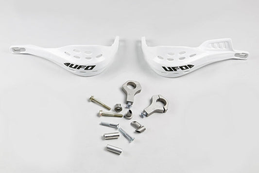 UFO Plast HANDGUARD JUMPY SUPERMOT, WHT/WHT