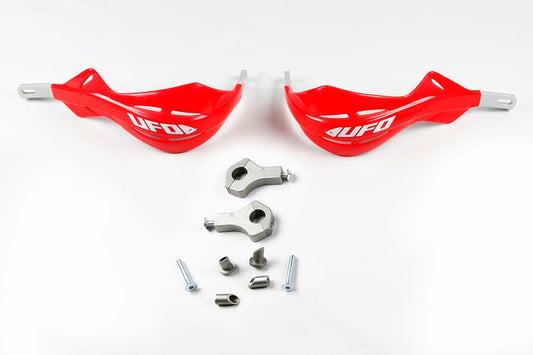 UFO Plast HANDGUARD ALU, RED/RED