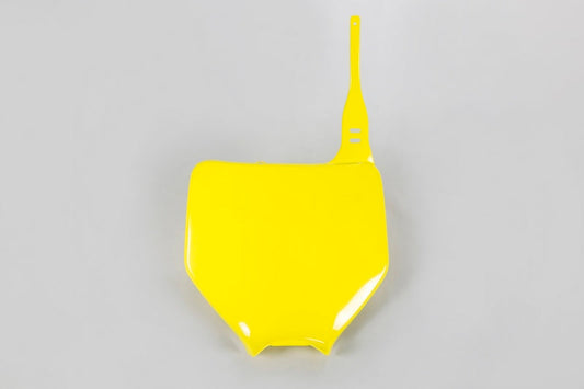 UFO Plast PLASTIC FRONT PLATE, YEL/YEL