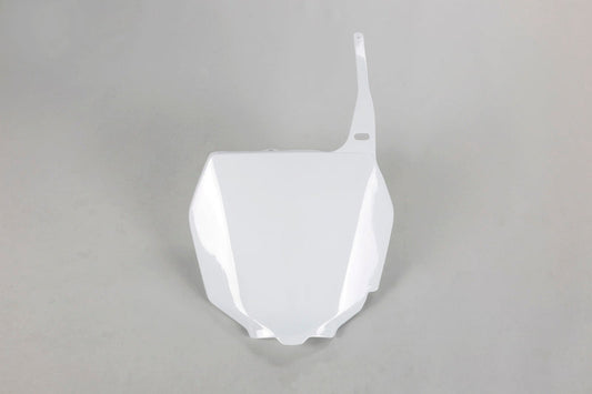 UFO Plast PLASTIC FRONT PLATE, WHT/WHT