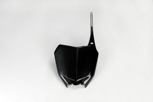 UFO Plast PLASTIC FRONT PLATE, BLK/BLK