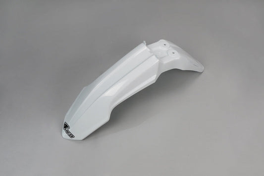 UFO Plast PLASTIC FRONT FENDER, WHT/WHT