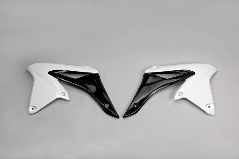 UFO Plast PLASTIC RAD SCOOPS, WHT/WHT