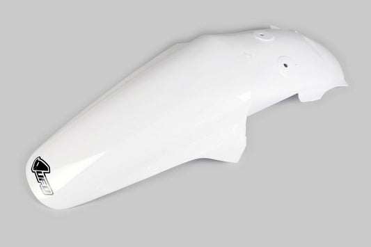 UFO Plast PLASTIC REAR FENDER, WHT/WHT