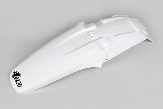 UFO Plast PLASTIC REAR FENDER, WHT/WHT