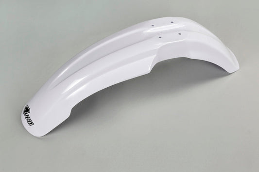 UFO Plast PLASTIC FRONT FENDER, WHT/WHT