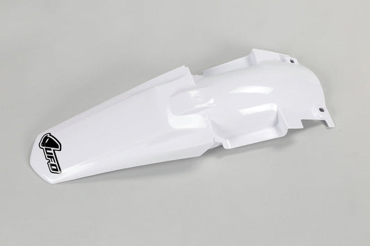 UFO Plast PLASTIC REAR FENDER, WHT/WHT