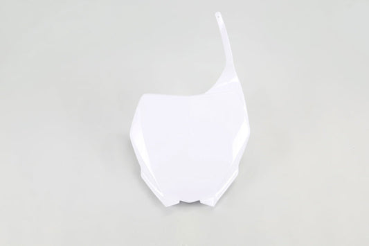 UFO Plast PLASTIC FRONT PLATE, WHT/WHT