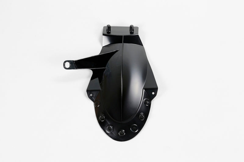 UFO Plast PLASTIC REAR FENDER, BLK/BLK