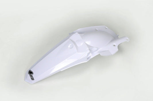 UFO Plast PLASTIC REAR FENDER, WHT/WHT